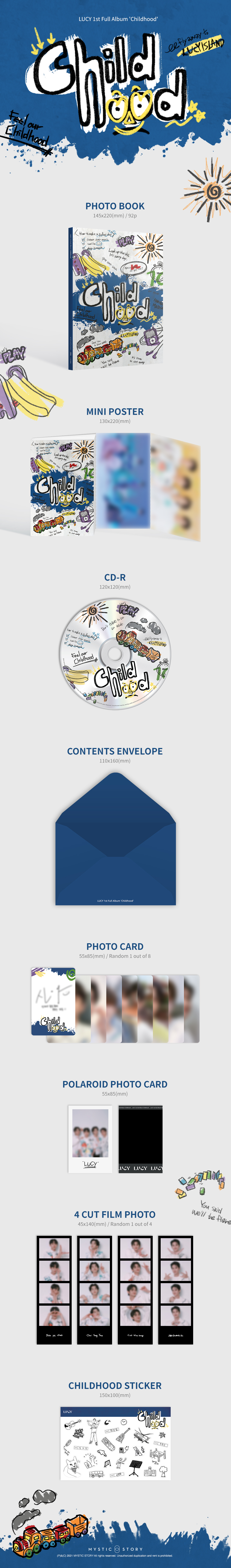 ktown4u.com : LUCY - 1st Full Album [Childhood]